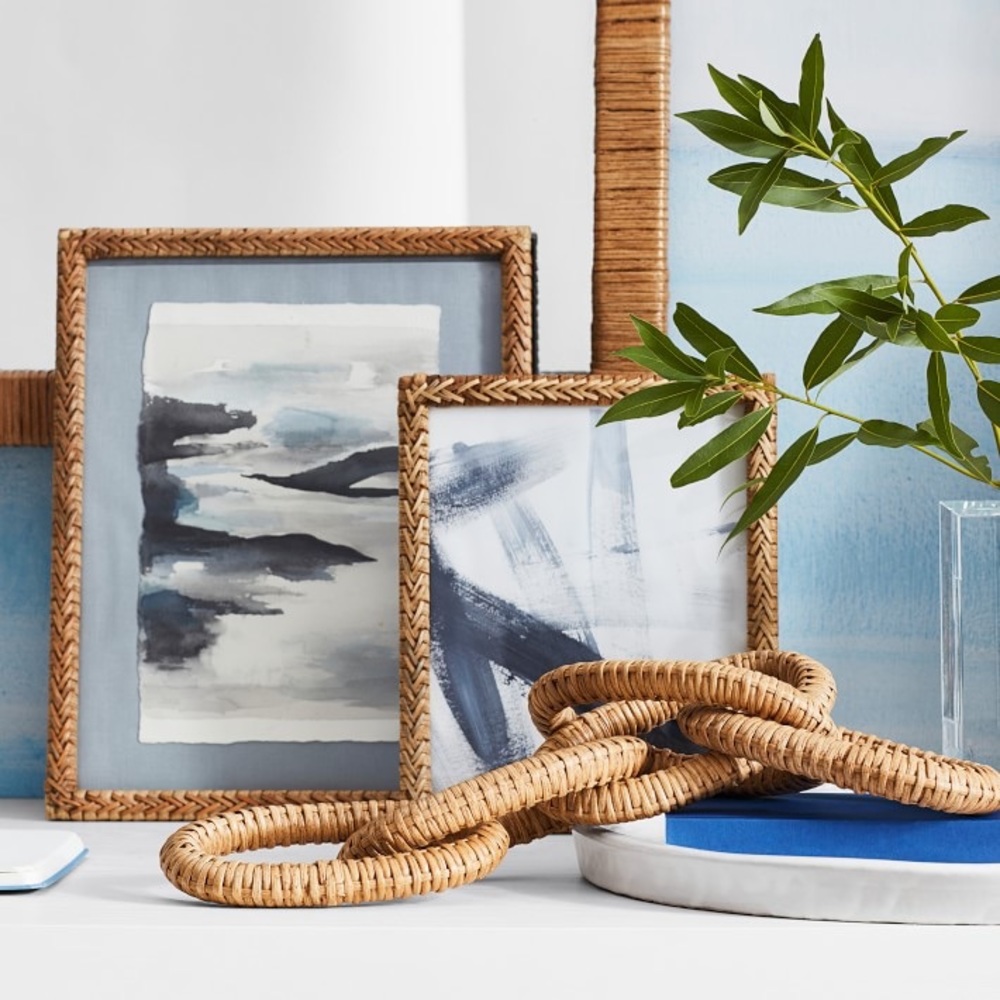 Williams Sonoma Beverly Wicker Chain Link Object